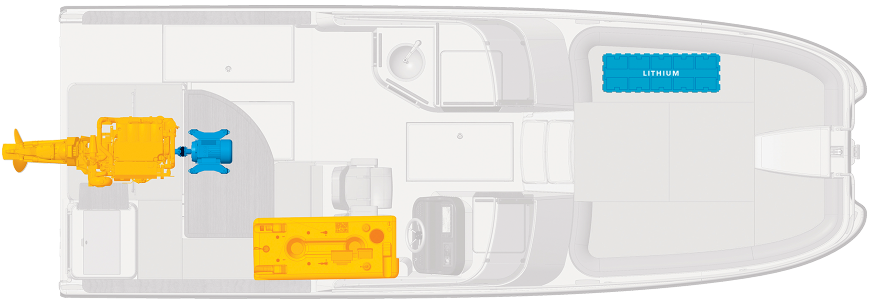 Hybrid propulsion diagram